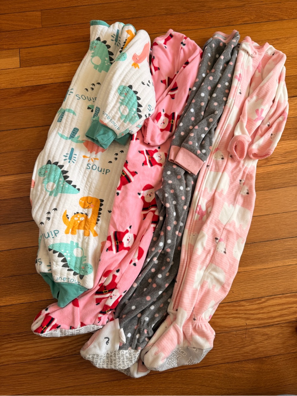 Carter's 2T 3T Fleece Footed Pajamas and wearable blanket